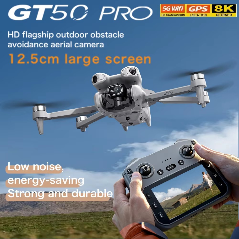 Original GT50 Drone FPV 4K Pro - Drone Surveying ulasan dan harga