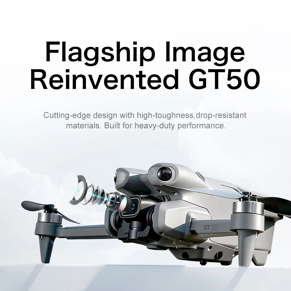Original GT50 Drone FPV 4K Pro - Drone Surveying ulasan dan harga
